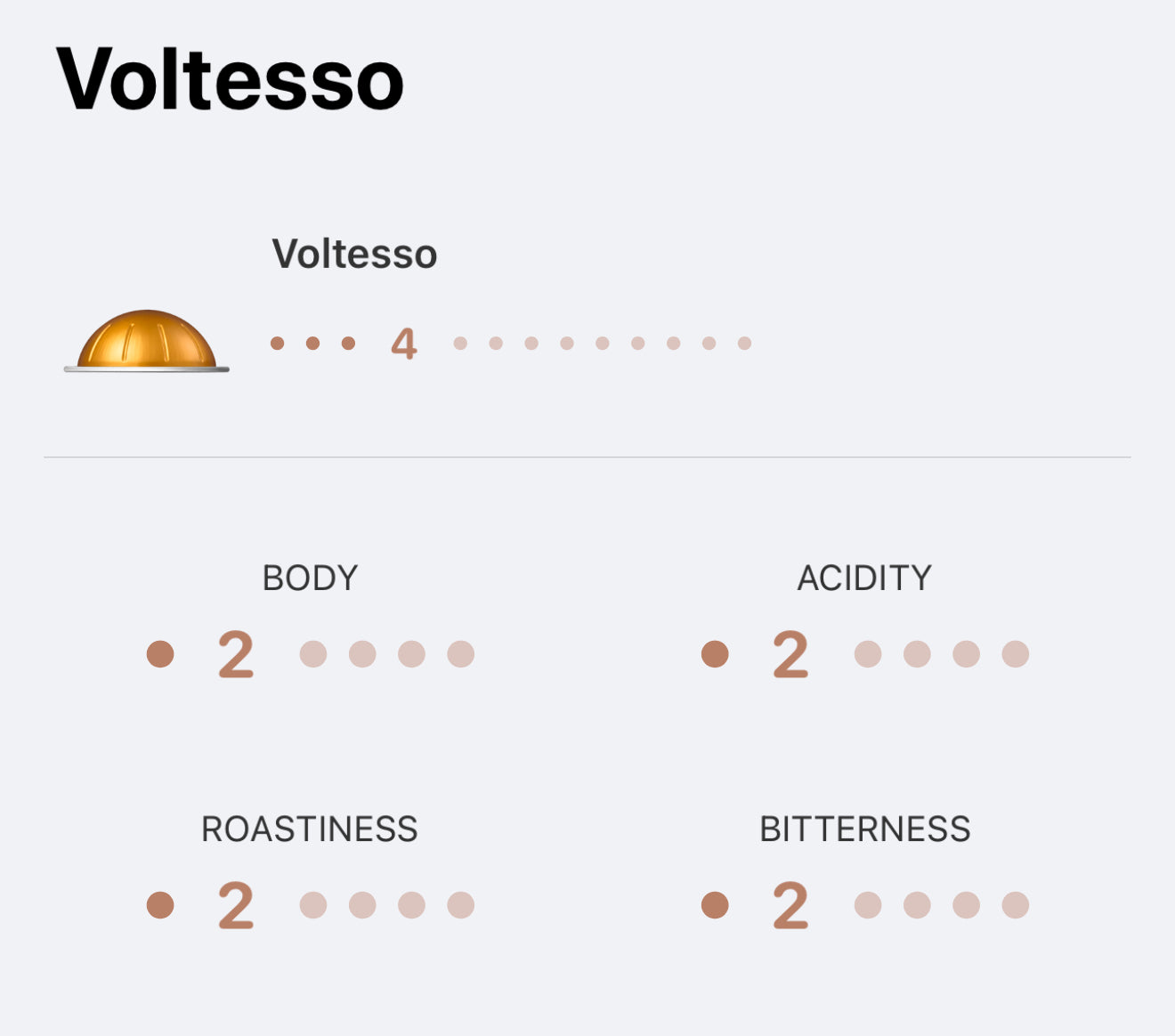Nespresso Vertuo Voltesso